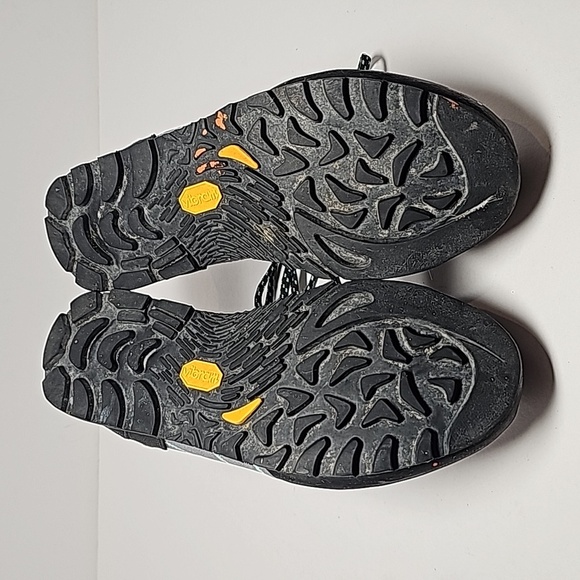 Scarpa Crux Air EU 38 US 7 Hiking Approach Shoes Smoke Ice Green Trail Vibram - Picture 13 of 16